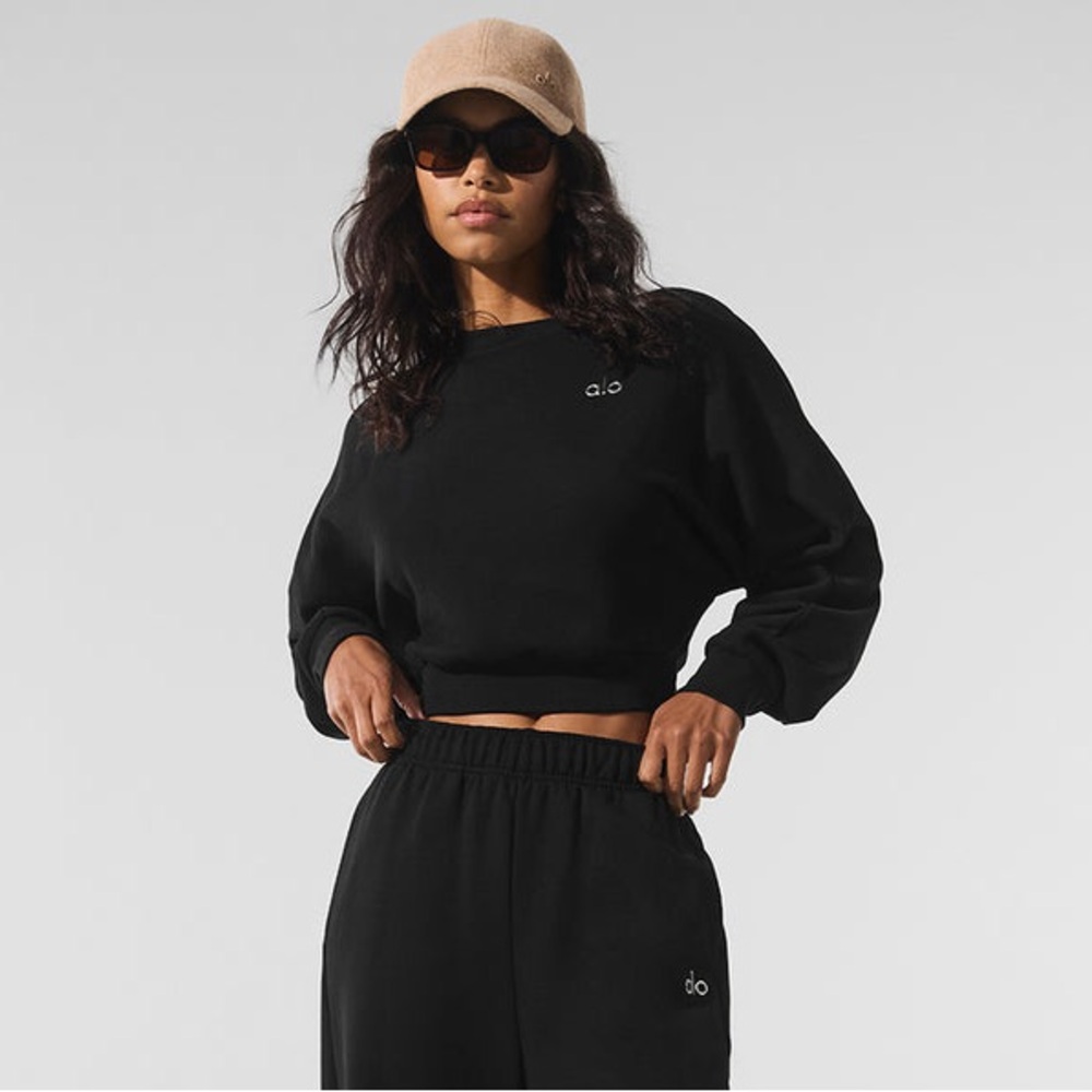 ALO Accolade cropped crewneck